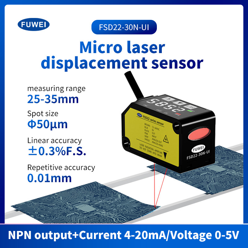 Optyczny laserowy czujnik odległości CMOS